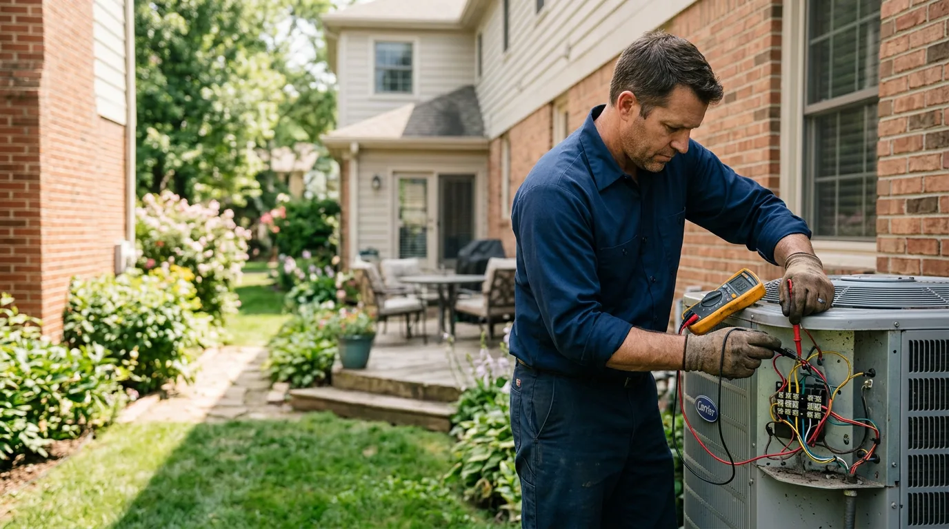 HVAC technician working near Helena, AR